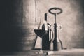 Fine wine - tilt shift selective focus Royalty Free Stock Photo