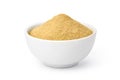 Finely dry Ginger powder in white bowl Royalty Free Stock Photo