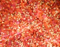 Finely red pepper texture and surface, close-up Royalty Free Stock Photo