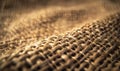 finely woven jute fabric closeup abstract background Royalty Free Stock Photo