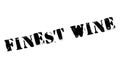 Finest Wine rubber stamp Royalty Free Stock Photo