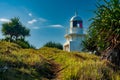 Fingal head historic lighthouse - in opperation since 1878, NSW, Australia Royalty Free Stock Photo