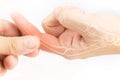 Finger bone pain Royalty Free Stock Photo