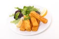 Finger fish stick Royalty Free Stock Photo