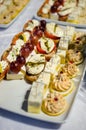 Finger-food (appetizers) Royalty Free Stock Photo