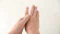 Finger joint pain