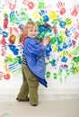 Finger painting Royalty Free Stock Photo