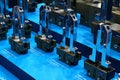 2-finger parallel grippers used for precise handling of workpieces as displayed on booth of Schunk company