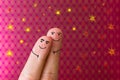 Finger people love Royalty Free Stock Photo