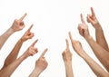 Finger pointing Royalty Free Stock Photo