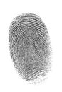 Finger print. Royalty Free Stock Photo