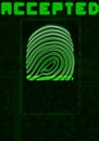 Finger-print background