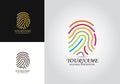 Finger Print Colored Logo