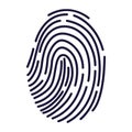 finger print security Royalty Free Stock Photo