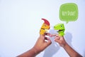 Finger puppet Royalty Free Stock Photo