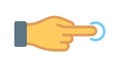 Finger Tapping or Clicking Touch Interaction Icon, vector design Generative AI Royalty Free Stock Photo