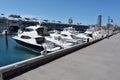 Finger Wharf and marina in Woolloomooloo Bay Sydney New South Wa