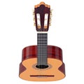 Fingerboard classical guitar, top view