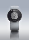 Fingerprint authentication in smartwatch