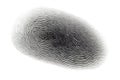 fingerprint digital on a white background. Generated by AI Royalty Free Stock Photo