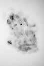 Fingerprint hand.