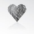 Fingerprint heart