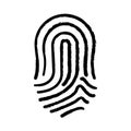 Fingerprint human thumb