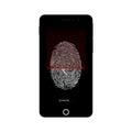 Fingerprint identification system. Royalty Free Stock Photo