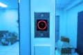 Fingerprint machine server room safety