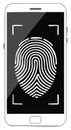 Fingerprint Recognition on a Mobile Device Authentication Access Control Scanner Security Royalty Free Stock Photo