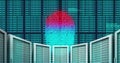 Fingerprint scanner against multiple servers
