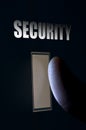 Fingerprint Security Scan Concept