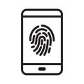 Fingerprint security on smartphone