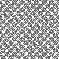 Fingerprints vector black and white seamless pattern2