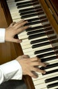 Fingers Of A Piano Teacher Royalty Free Stock Photo