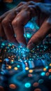A Fingertip& x27;s Dance on the Circuit Board: The Programmer& x27;s Touch Illuminates the Digital Landscape