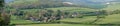 Fingest Buckinghamshire UK: Panoramic landscape photo of the characterful village of Fingest in the Chiltern Hills.