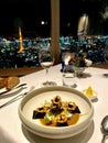 Fining dining tokyo tower view french ravioli