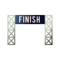 finish line board. Vector illustration decorative design