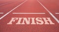 Finish line Royalty Free Stock Photo