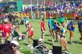 Finish line of marathon at Rio2016