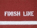 Finish line - sign Royalty Free Stock Photo