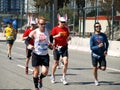 Finish of the Vancouver marathon