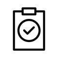 Finished Icon Vector Symbol Design Illustration Royalty Free Stock Photo