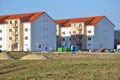 Almost finished new block of flats, building process is close to be accomplished Royalty Free Stock Photo