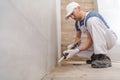 Finishing Bathroom Remodeling Royalty Free Stock Photo