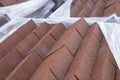 Finishing brick.Building material.Finishing material for walls Royalty Free Stock Photo