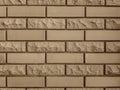 Finishing bricks textures background for walls. Smooth and chipped. Royalty Free Stock Photo