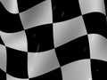 Finishing checkered flag Royalty Free Stock Photo