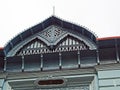 Finishing the roof of the house in Borjomi in Georgia